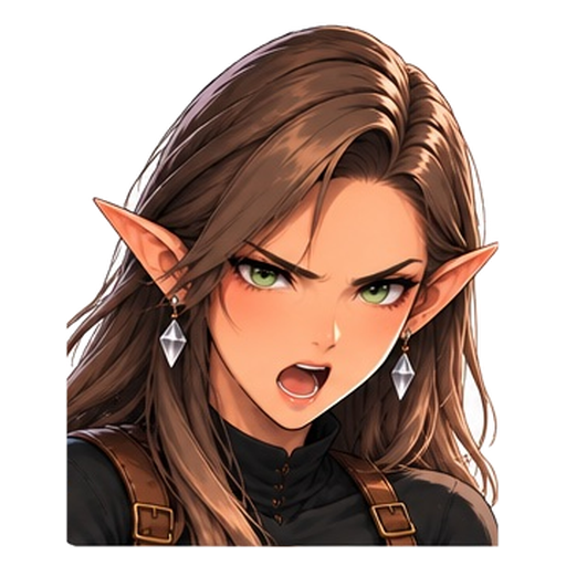 Luna, expression colère