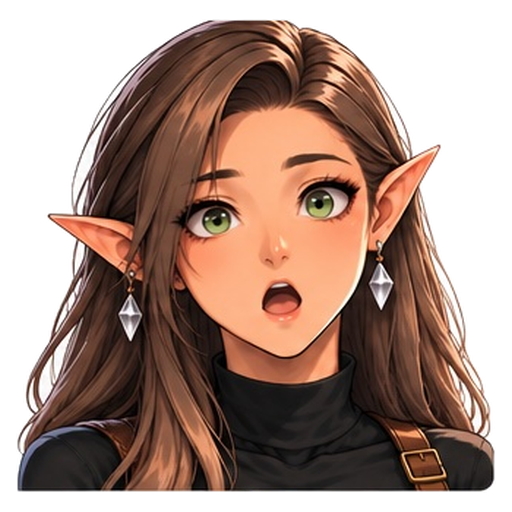 Luna, expression surprise