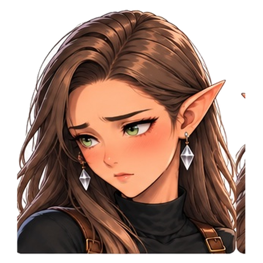Luna, expression timide
